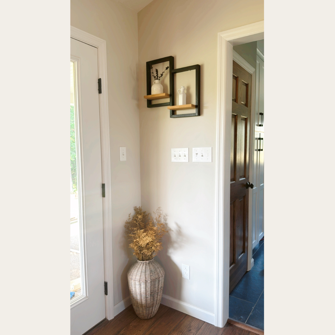 Floating Wooden Display Shelf