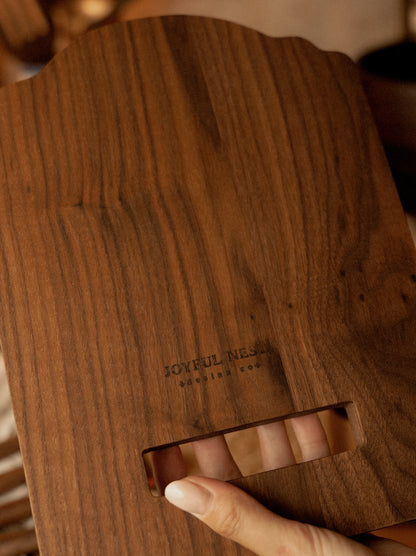 Walnut Cookbook Stand