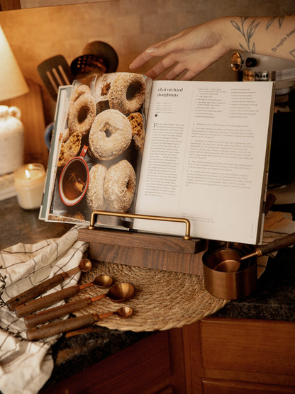 Walnut Cookbook Stand