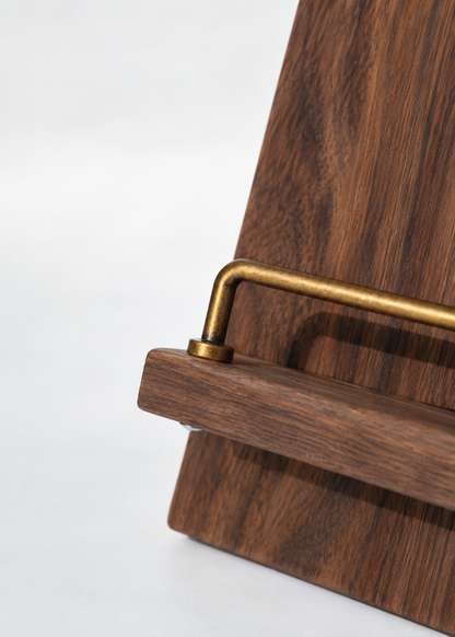 Walnut Cookbook Stand
