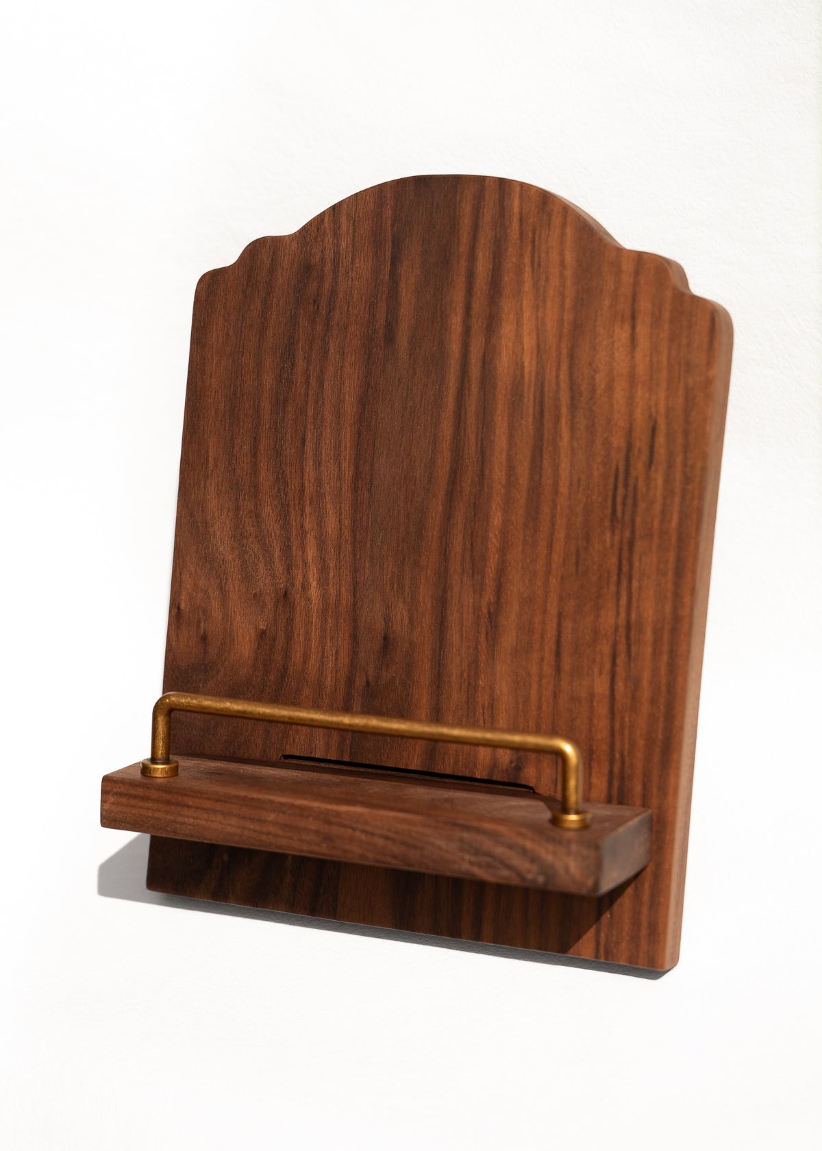 Walnut Cookbook Stand