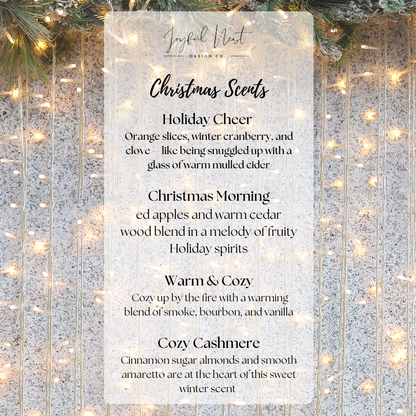 Christmas Mason Jar Candle