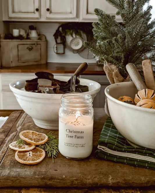 Christmas Mason Jar Candle