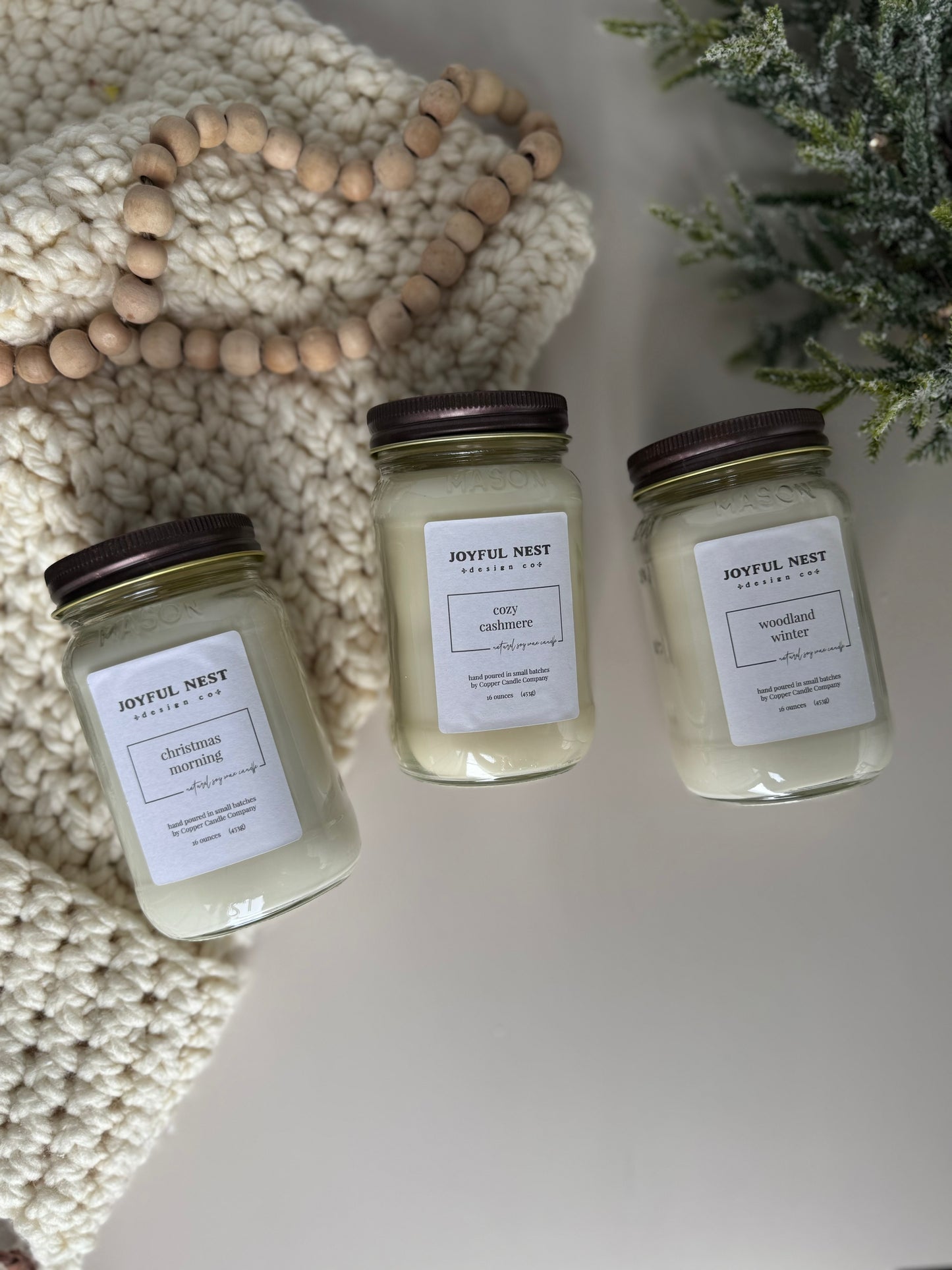 Christmas Mason Jar Candle