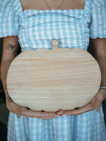Large Pumpkin Serving Board