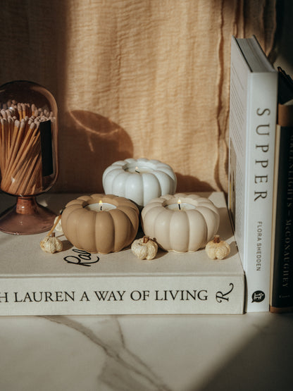 Pumpkin Tea Light Holders