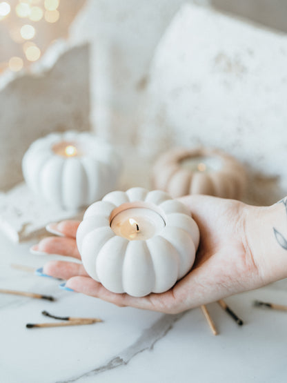 Pumpkin Tea Light Holders