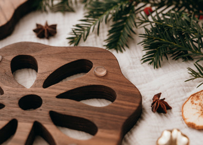 Handcrafted Wooden Trivet - Black Walnut