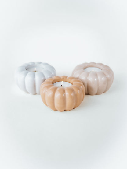 Pumpkin Tea Light Holders
