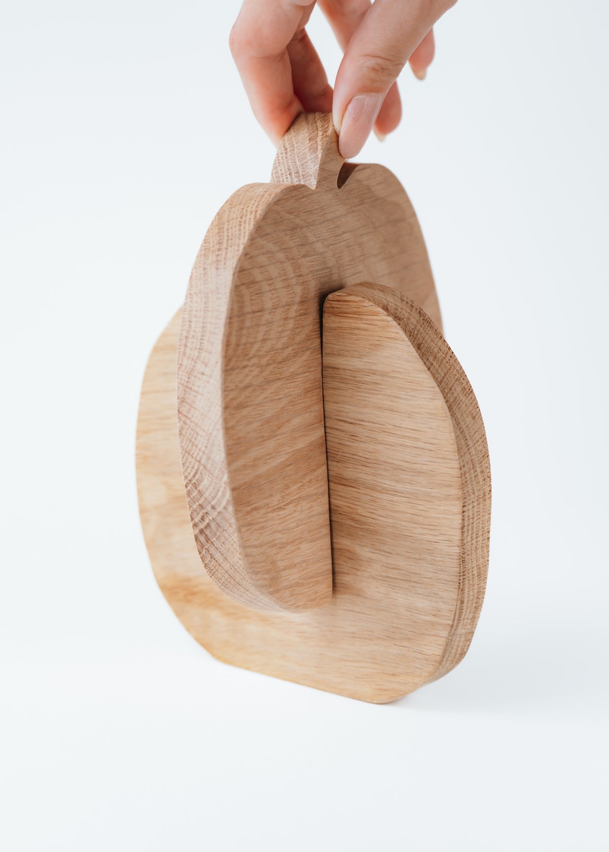 Interlocking Wooden Pumpkins