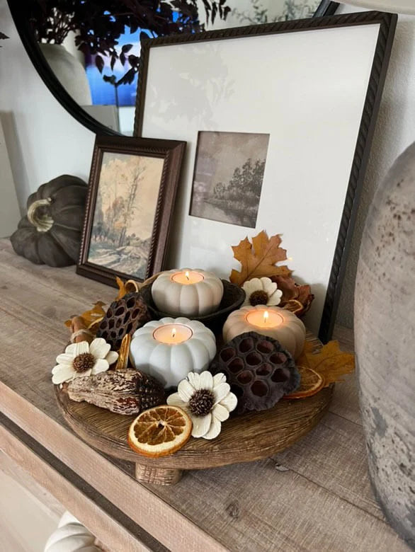 Pumpkin Tea Light Holders