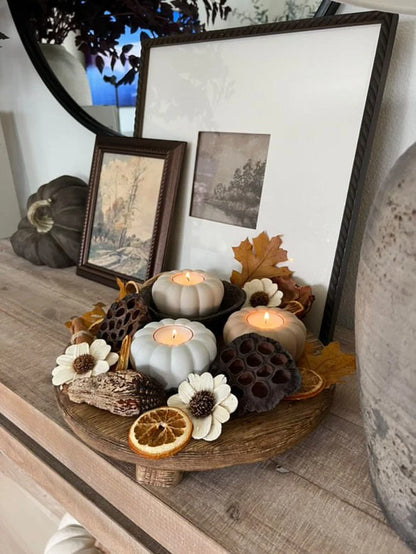 Pumpkin Tea Light Holders