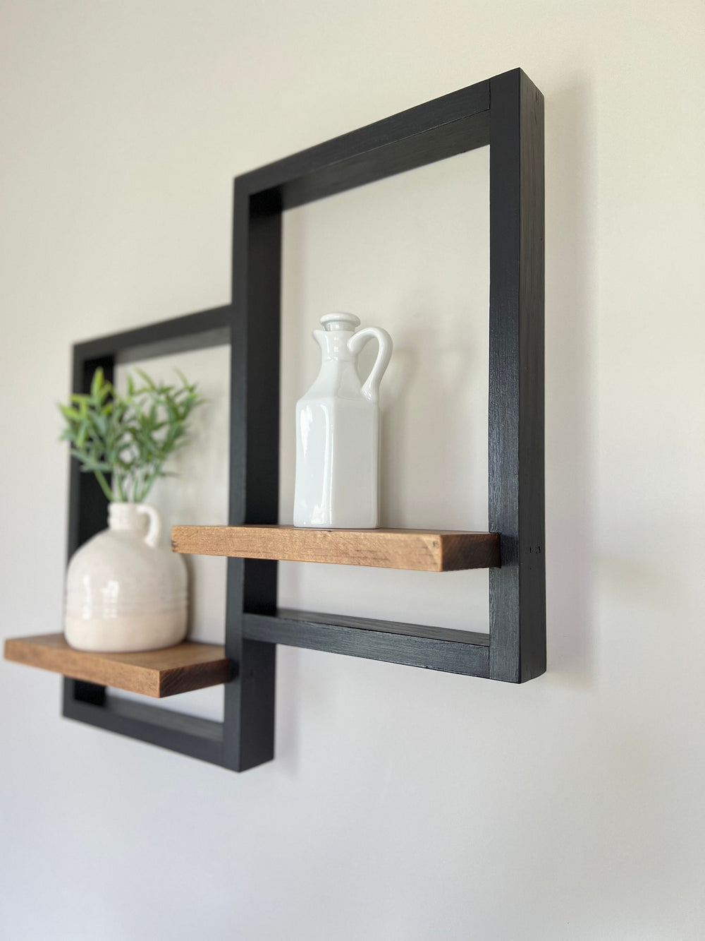 Wood Frame Shelf | Picture Frame Shelf | Framed Wall Shelf | Farmhouse Wall Decor | Plant Shelf | Modern Wall Shelf | Wood Shelf